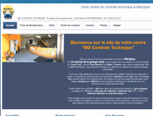 Tablet Screenshot of controle-technique-merignac.com